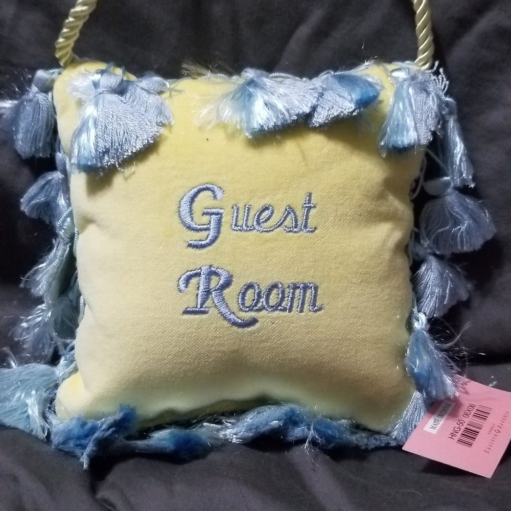 Guest Room Hanging Pillow